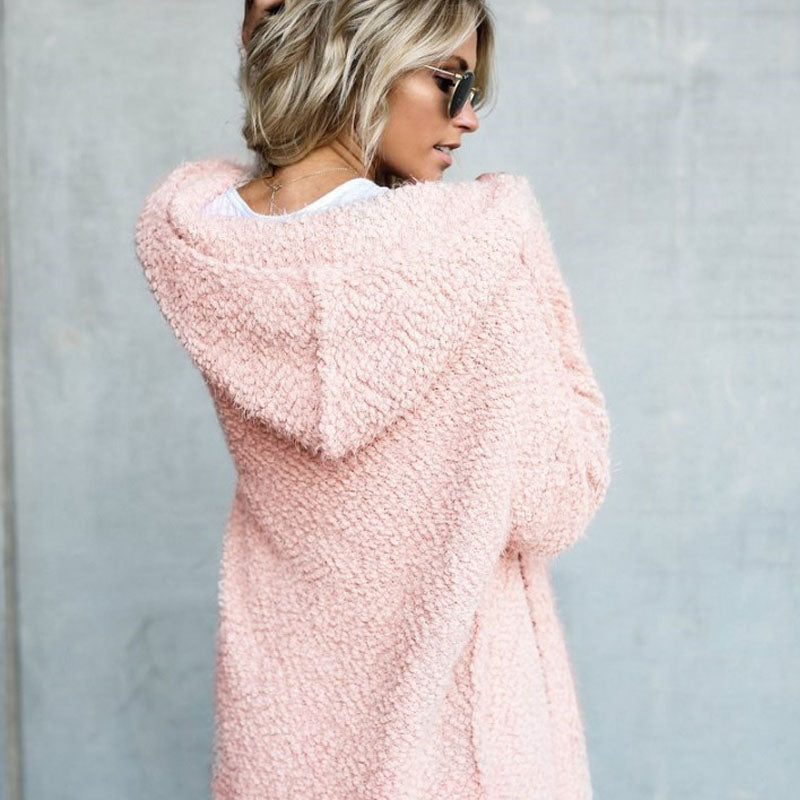 Cardigan Jas – Katoenmix Met Fleecevoering & Losse Pasvorm - Glamorix