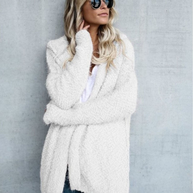 Cardigan Jas – Katoenmix Met Fleecevoering & Losse Pasvorm - Glamorix