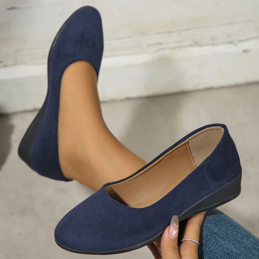 Lichtgewicht dames wedge schoenen met anti-slip zool – ALVINA LIFT - Glamorix