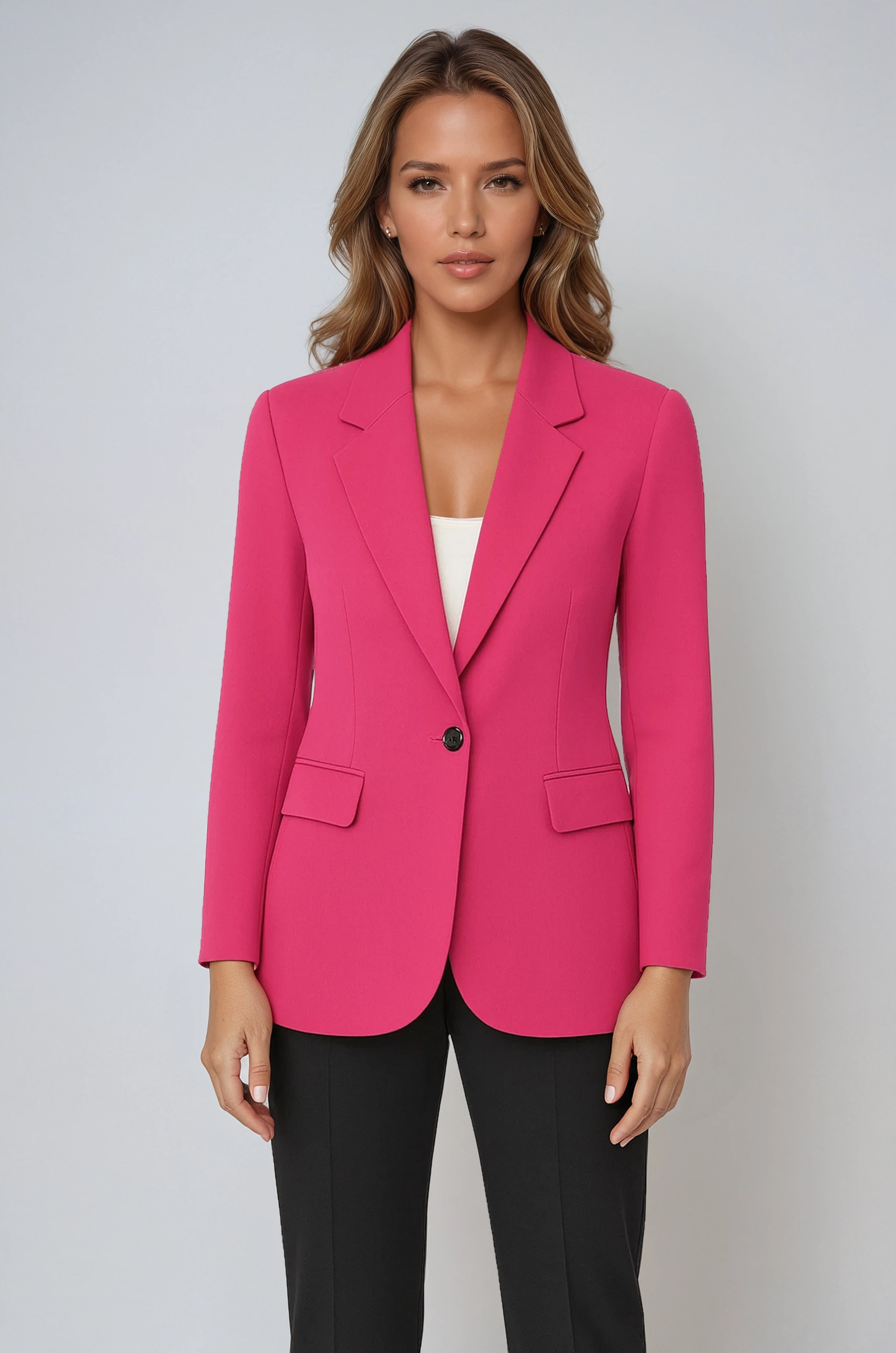 SOOF – Dames blazer met knoopsluiting en elegante pasvorm - Glamorix