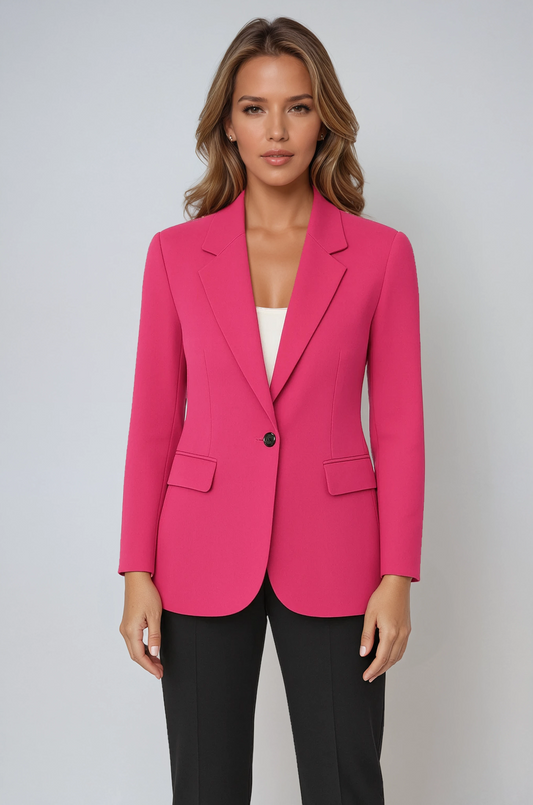 SOOF – Dames blazer met knoopsluiting en elegante pasvorm - Glamorix