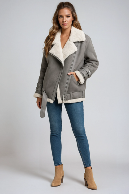 Rose - Winterjas Dames | Bont Voering & Ritssluiting - Glamorix