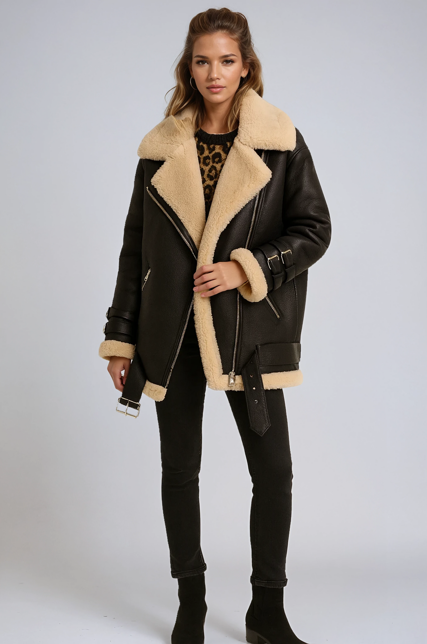 Rose - Winterjas Dames | Bont Voering & Ritssluiting - Glamorix