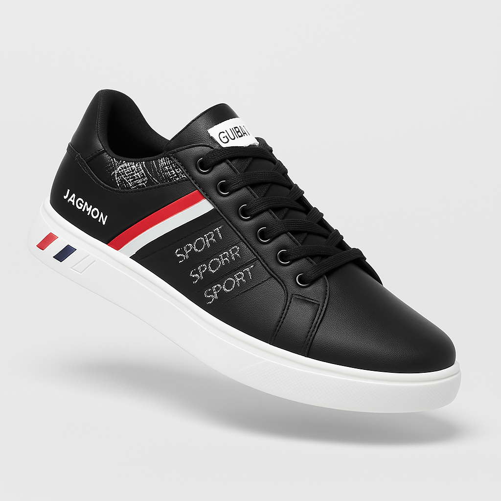 Stijlvolle sportieve heren sneakers met moderne accenten – AEROVANT - Glamorix