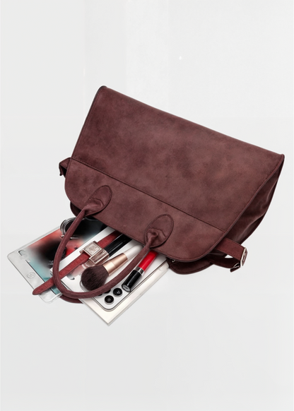 Ruime dames handtas met gestructureerd design en moderne uitstraling – MAIRIN - Glamorix