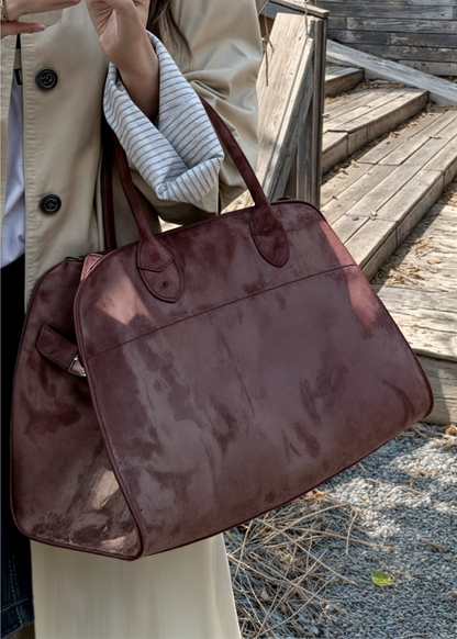 Ruime dames handtas met gestructureerd design en moderne uitstraling – MAIRIN - Glamorix