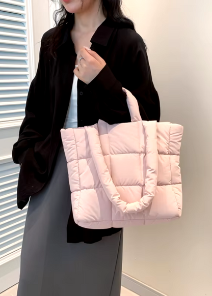 Modieuze gewatteerde puffertas voor dames – NOLÉA - Glamorix