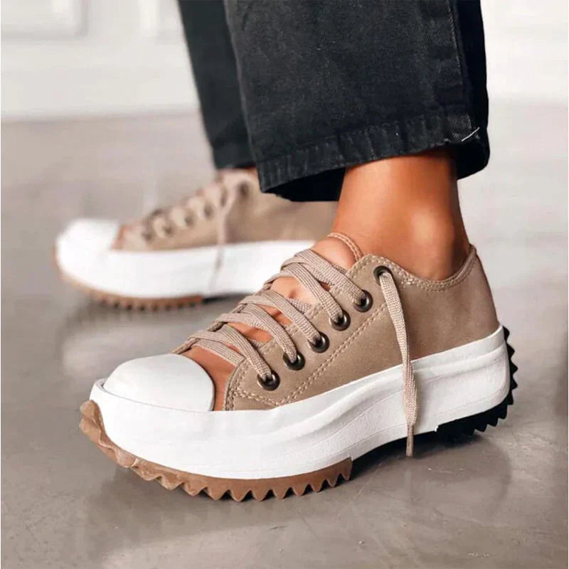LUNA - Dames hoge plateausneakers voor een trendy uitstraling