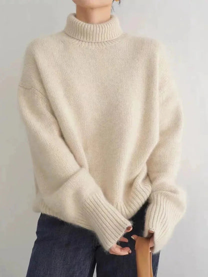 Luxe kasjmier coltrui met tijdloze stijl en zachte warmte, perfect voor elke outfit – NEXVOR - Glamorix