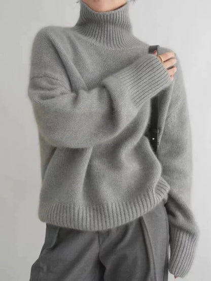 Luxe kasjmier coltrui met tijdloze stijl en zachte warmte, perfect voor elke outfit – NEXVOR - Glamorix