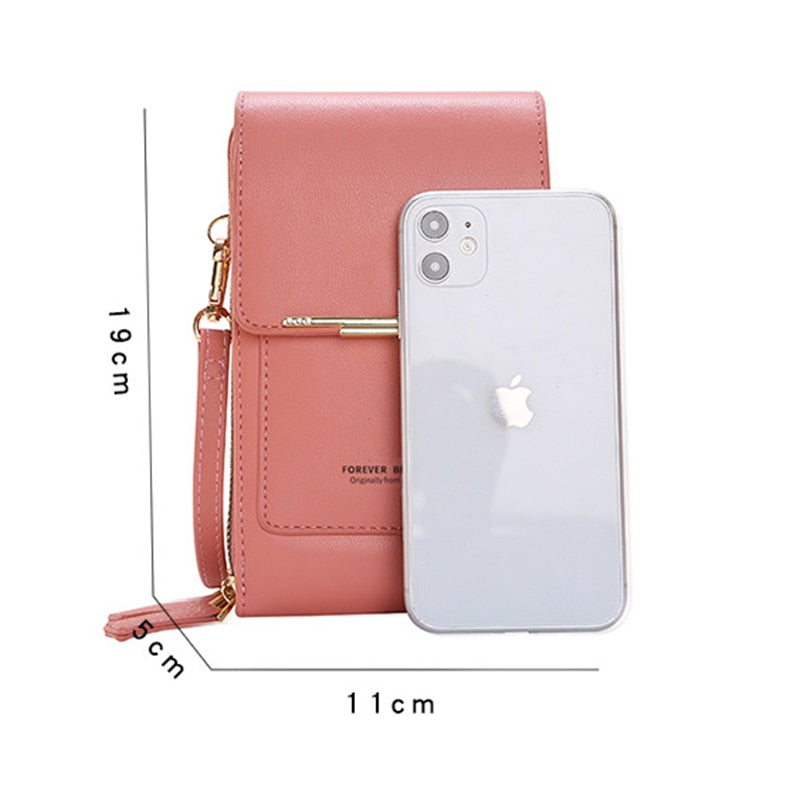 NOVA - Compacte crossbody telefoontas met kaarthouder