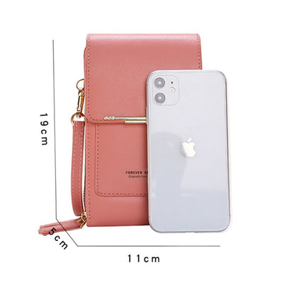 NOVA - Compacte crossbody telefoontas met kaarthouder