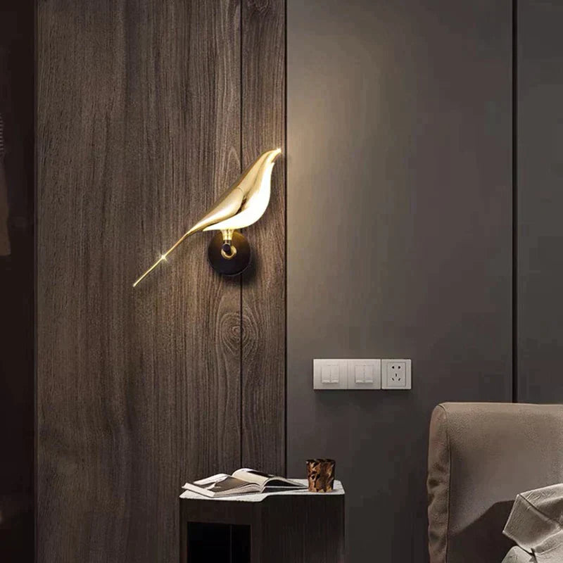 Moderne LED wandlamp in vogelvorm voor sfeervolle accenten – LUMAVI BirdLight - Glamorix