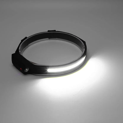 Krachtige oplaadbare LED hoofdlamp met 5 standen – LUMOVIA X5 - Glamorix