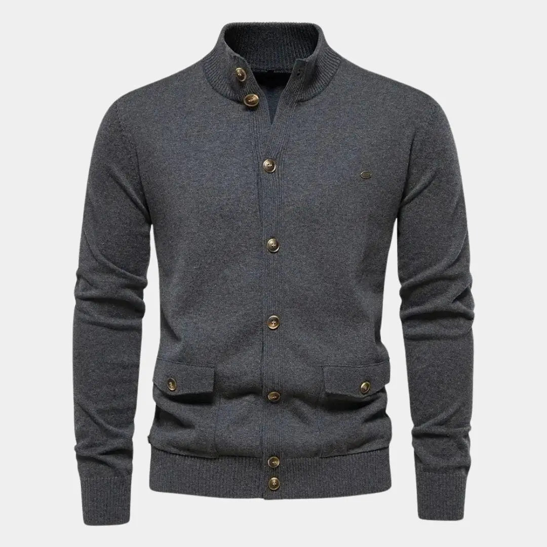 SEAN – Herenvest met knoopsluiting en praktische zakken