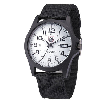 Robuust herenhorloge met lichtgevende wijzerplaat en militair design – DRAKEFORCE - Glamorix