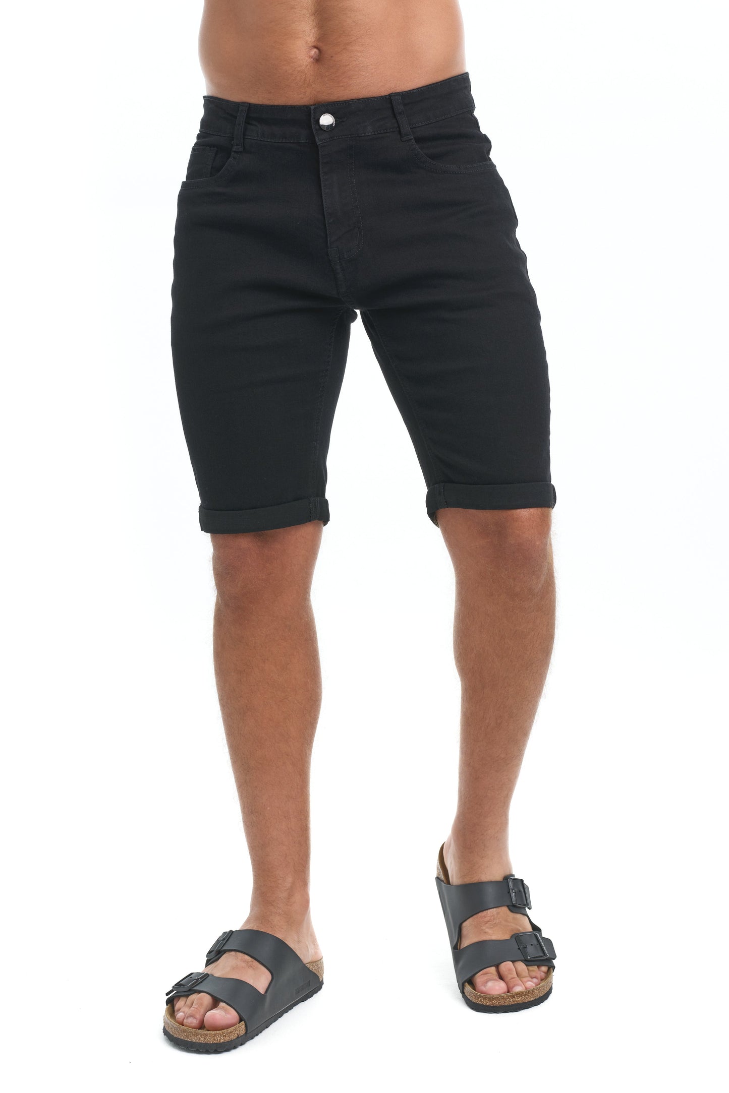 MASON - Kort casual shirt met rolzoom