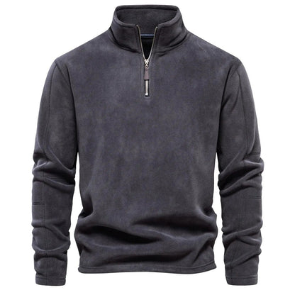 OLIVER - Heren half-zip fleece trui voor warmte en comfort