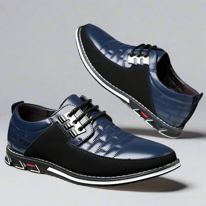 Luxe Leren Veterschoenen voor de Moderne Man – CAVENO