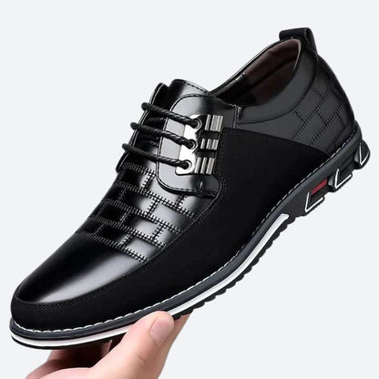 Luxe Leren Veterschoenen voor de Moderne Man – CAVENO