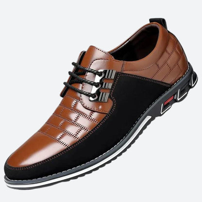 Luxe Leren Veterschoenen voor de Moderne Man – CAVENO