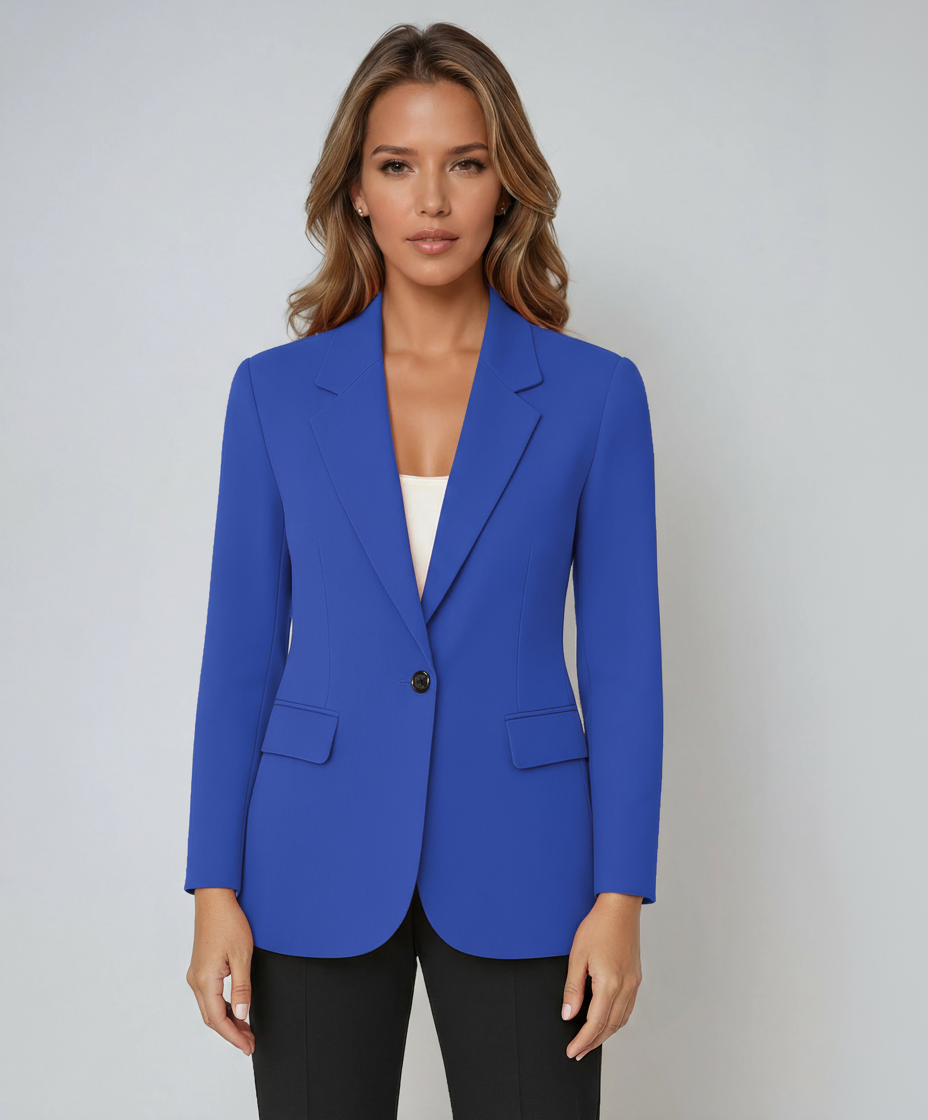 SOOF – Dames blazer met knoopsluiting en elegante pasvorm - Glamorix