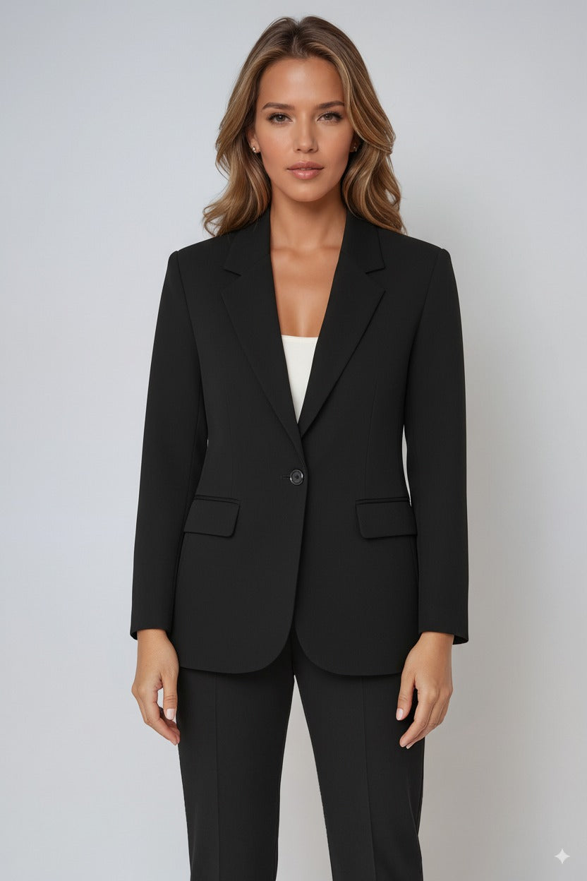 SOOF – Dames blazer met knoopsluiting en elegante pasvorm - Glamorix