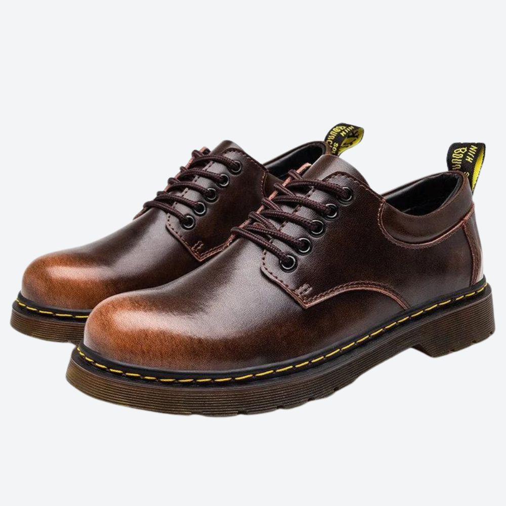 Stijlvolle Heren Oxfords met Vetersluiting en Robuust Design – LUXÉRON
