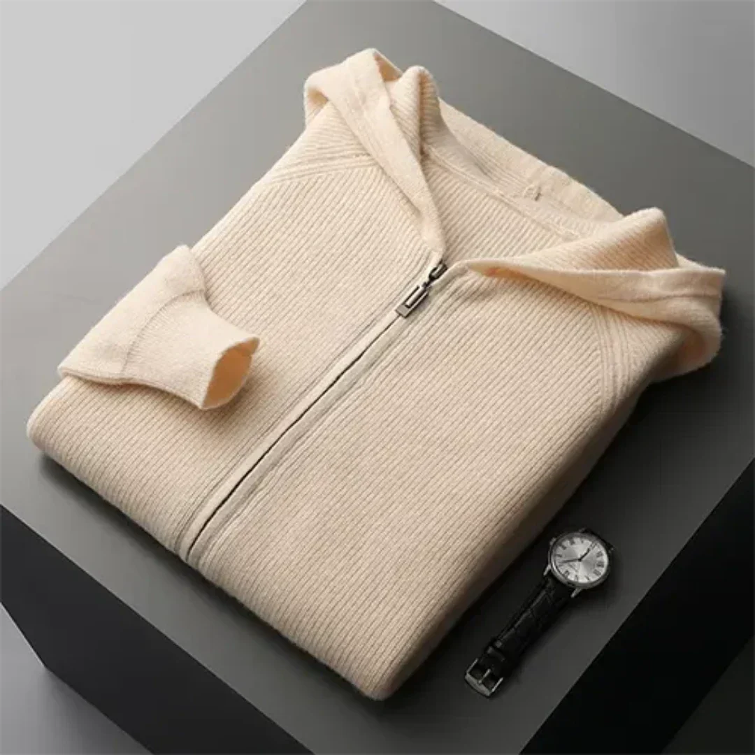 ZIPHOOD - Comfortabele Kapuzenpullover met Rits voor Heren