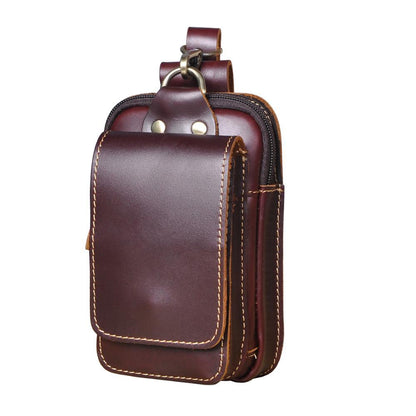 Stoere leren heren heuptas – Veyron LeatherBeltBag - Glamorix
