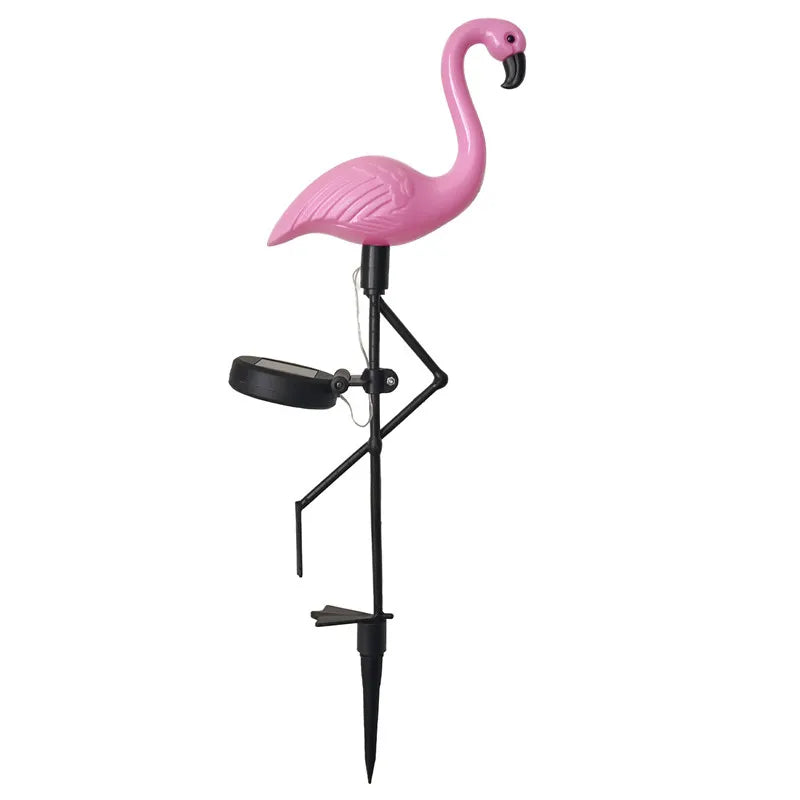 Solar tuinlamp in flamingo design – milieuvriendelijke buitenverlichting – FLAMINA SOLAR - Glamorix