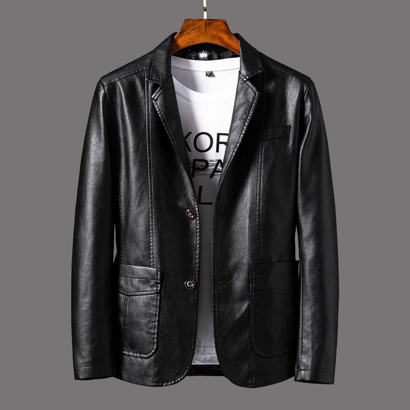 Leren heren blazer met moderne slim fit en tijdloze uitstraling – VALGRANO EdgeLine - Glamorix
