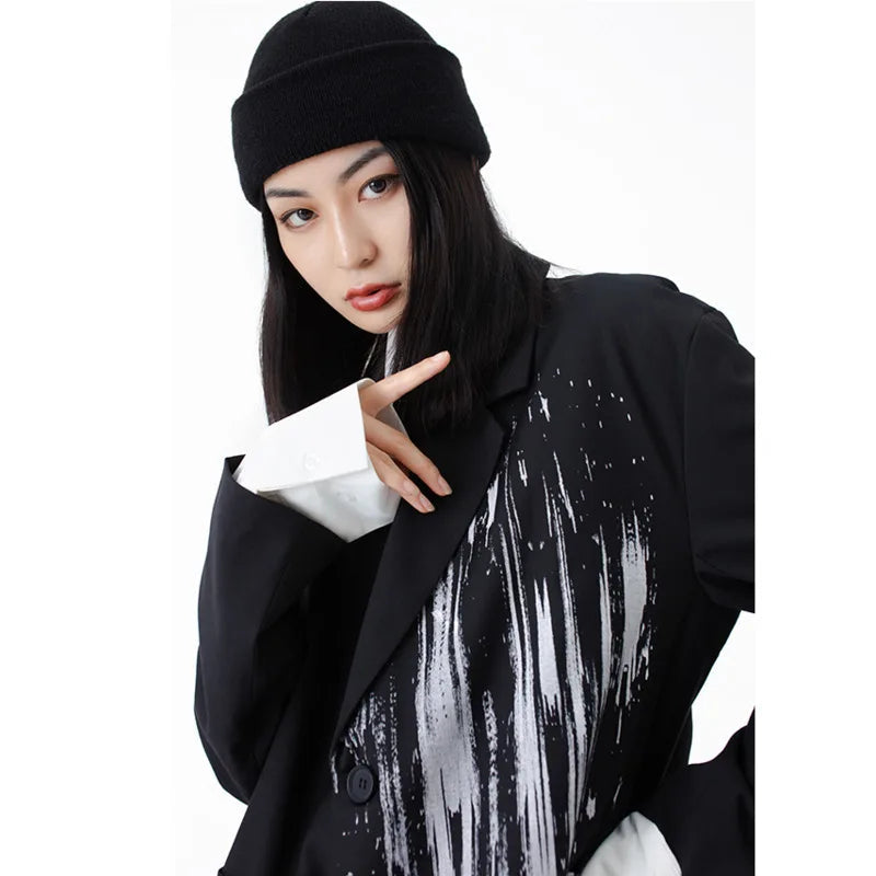 Jenah - Damesblazer lively tie-dye office - Glamorix