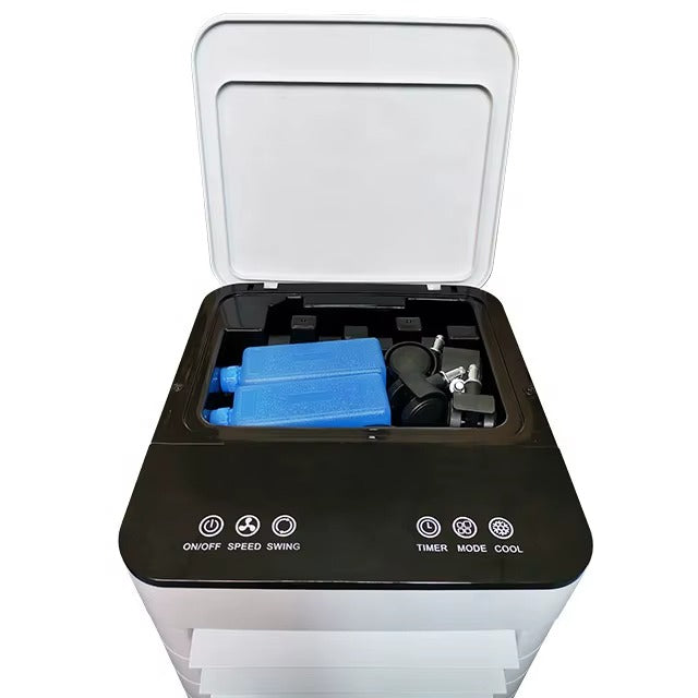 Mobiele airco zonder installatie met 3-in-1 functie – BREEZORA - Glamorix