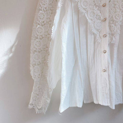 ELOISE - Elegante damesblouse met stijlvolle hoge hals