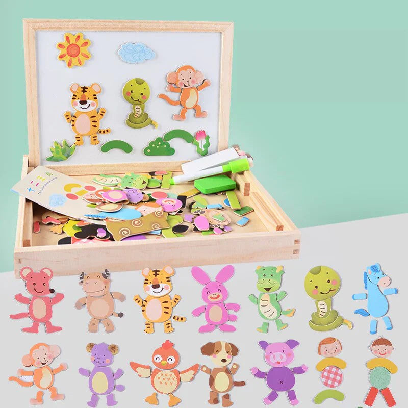 CreatiBoard – Magnetisch Teken- en Puzzelbord voor Kinderen