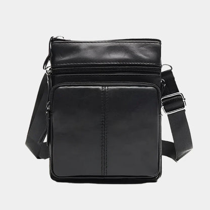 DAREN – Leren crossbodytas met meerdere compartimenten voor heren