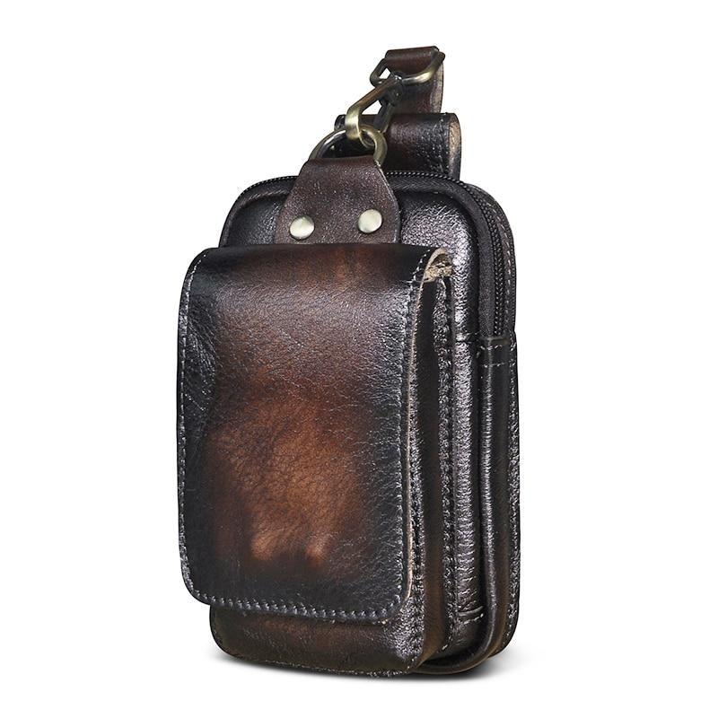 Stoere leren heren heuptas – Veyron LeatherBeltBag - Glamorix