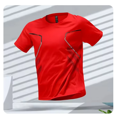 Sportief heren T-shirt met grafische print en moderne pasvorm – VIRON ACTIVE - Glamorix