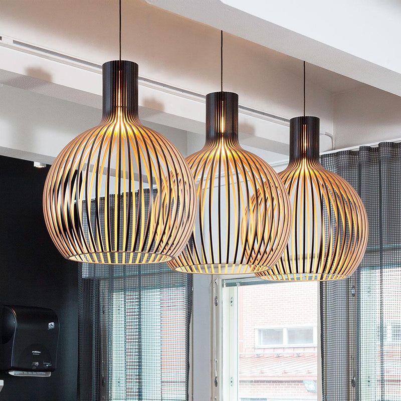 WOODLUST - Handgemaakte Houten Hanglamp voor Tijdloze Elegantie