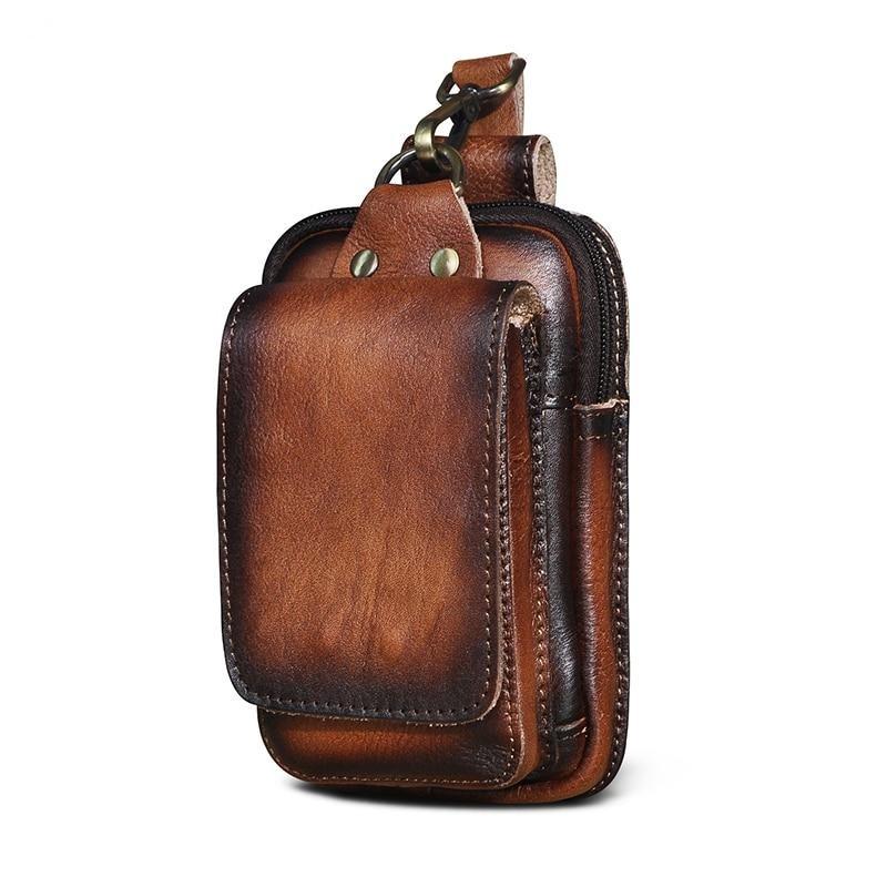 Stoere leren heren heuptas – Veyron LeatherBeltBag - Glamorix