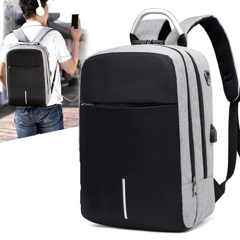 Moderne anti-diefstal rugzak met USB-poort – ShieldWay Nova - Glamorix
