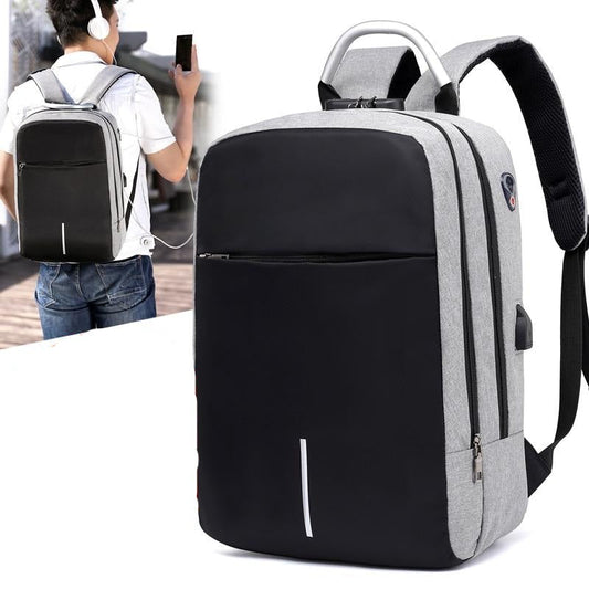 Moderne anti-diefstal rugzak met USB-poort – ShieldWay Nova - Glamorix