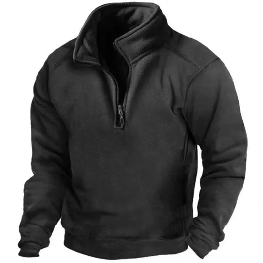 TRENDLINE - Halve Col Modepullover voor Heren