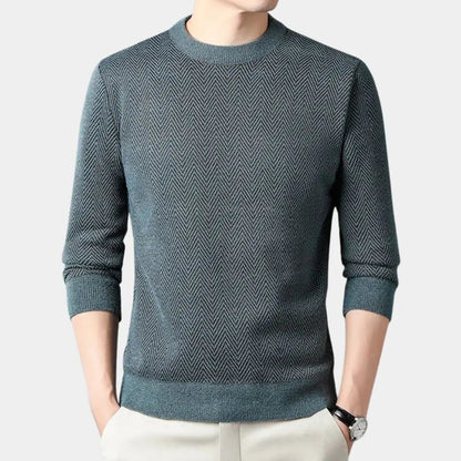 NATHAN – Casual getailleerde herentrui met moderne fit