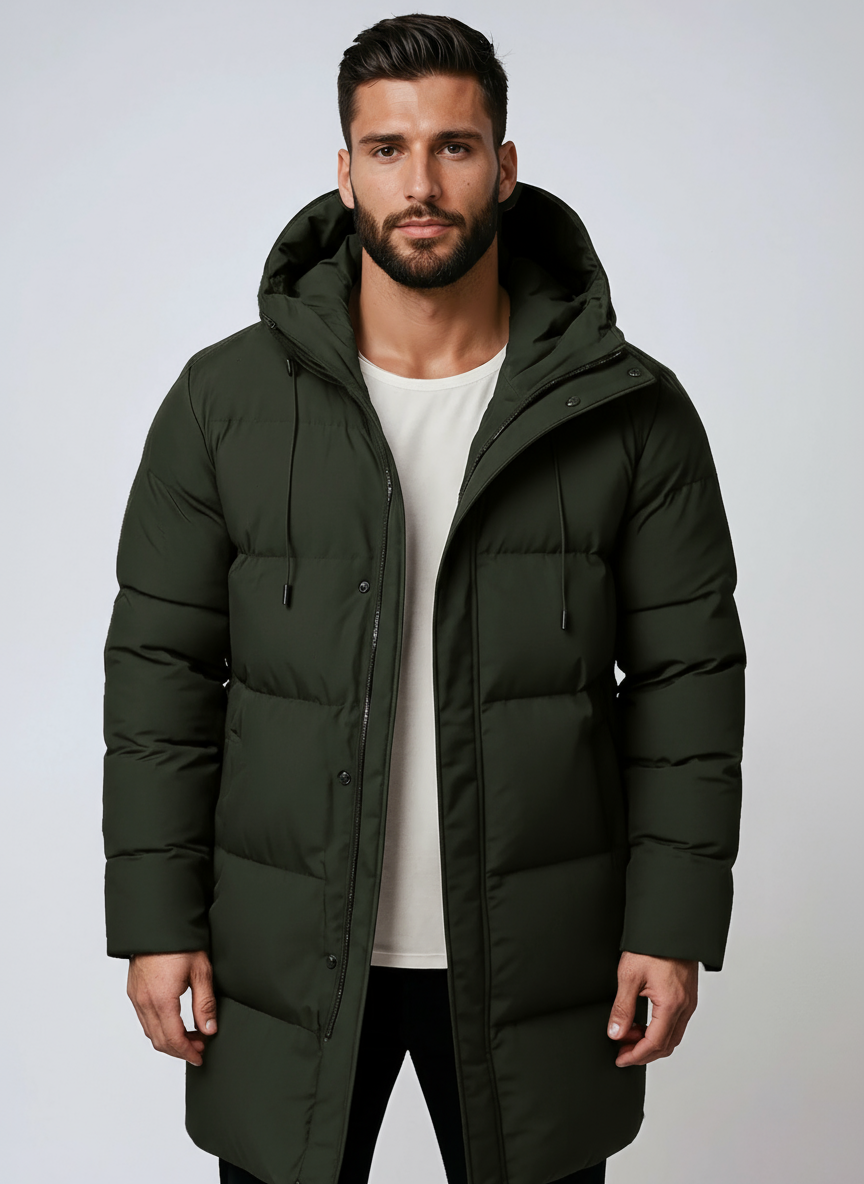 Winterjas Heren | Lang & Capuchon - Glamorix