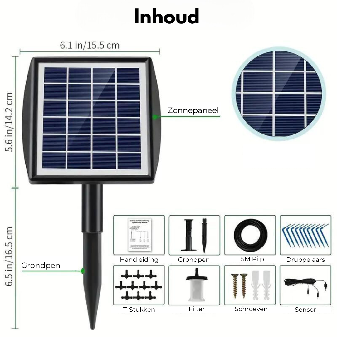 ECOFLOW - Automatisch Irrigatiesysteem op Zonne-energie