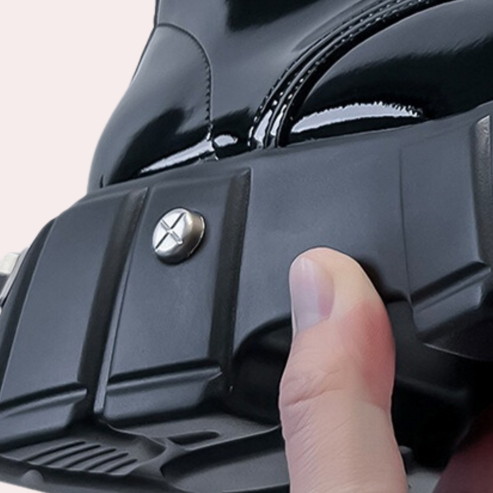 Klassieke herenlaarzen met glanzende afwerking en tijdloze uitstraling – VALTENO - Glamorix