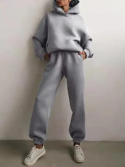LILA - Relaxed fit hoodie en jogger loungeset voor dames
