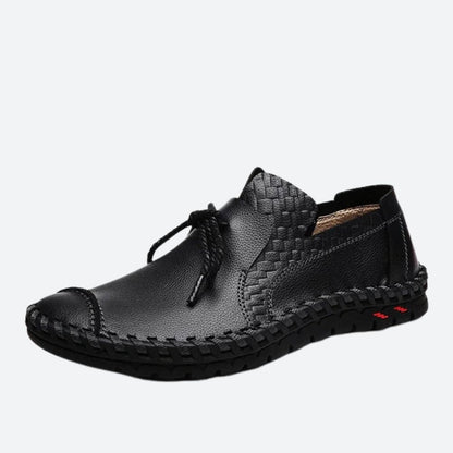 Handgenaaide Leren Veterschoenen voor Heren – GUNNAR